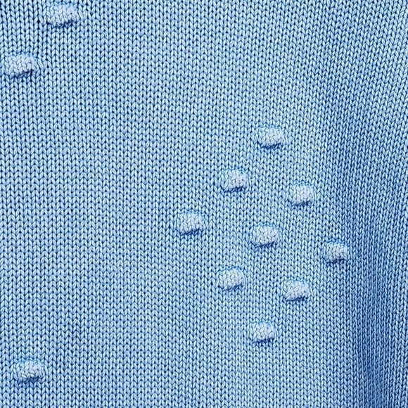 Lucky Brand Women's Azure Blue Liza Bobble Pullover Sweater - XL - Picture 4 of 6